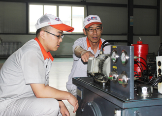 Pingdu City gold workers repair Linxun